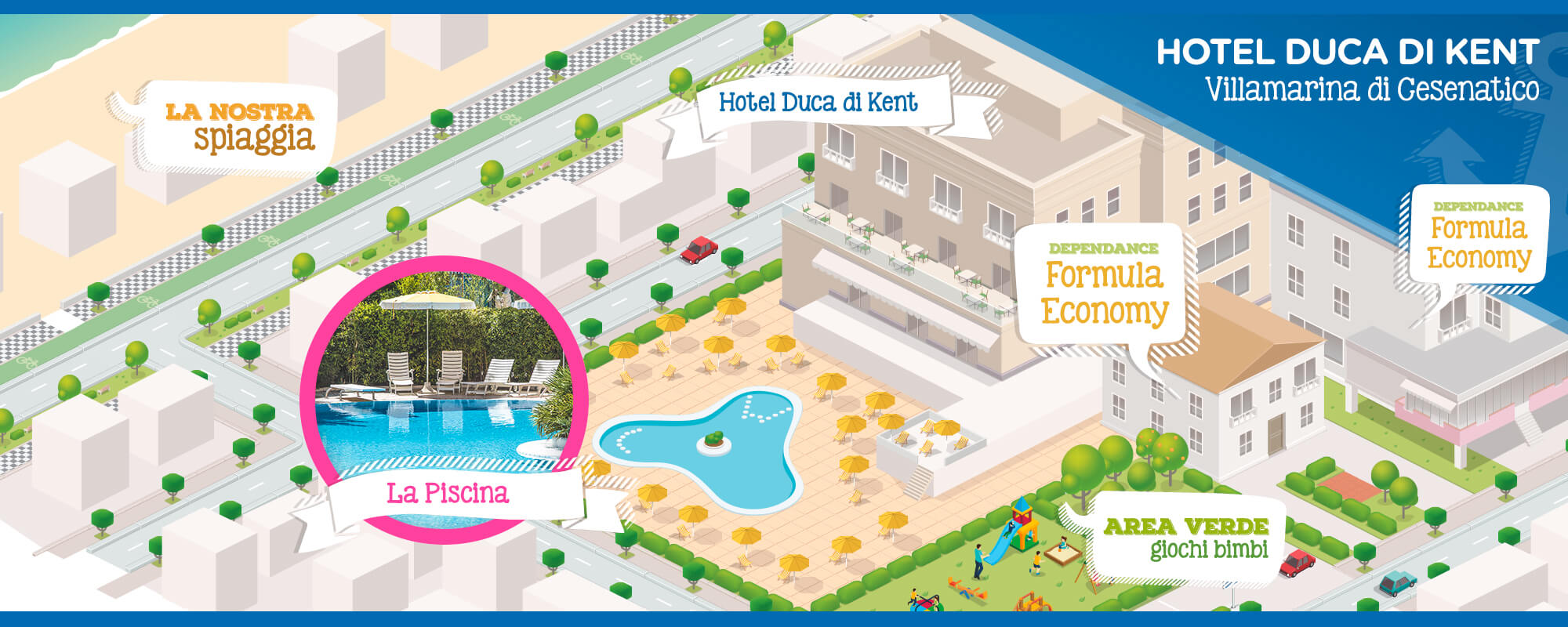 Mappa Parco | Hotel Duca di Kent